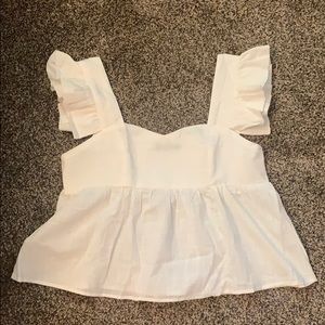 White dressy tank top